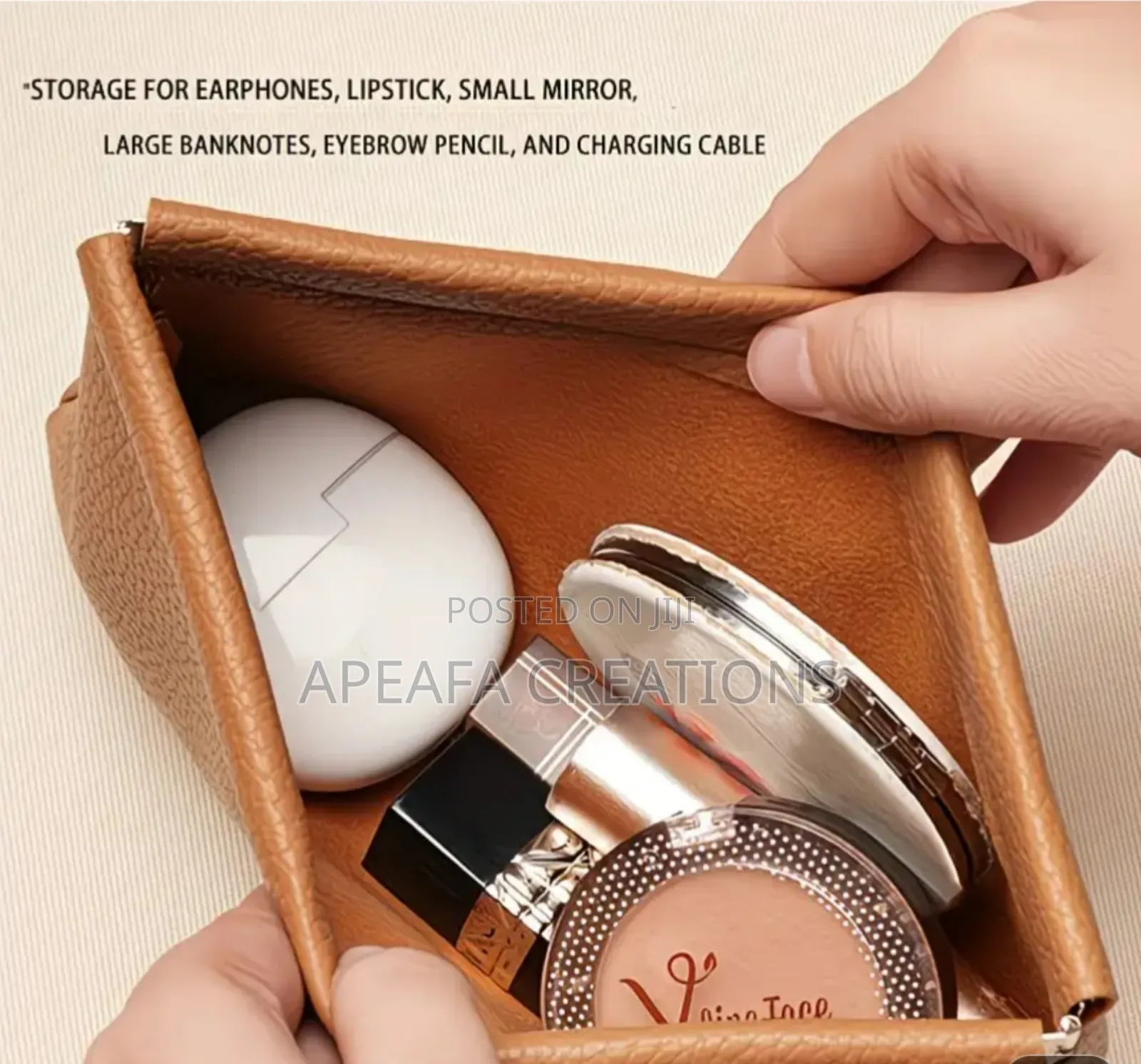 Automatic Magnetic Leather Purse