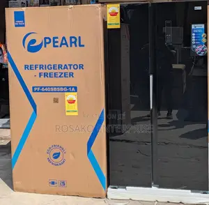 Pearl 436l Black Mirror Side by Side Refrigerator