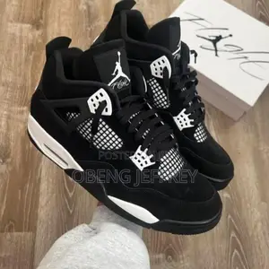 Original Nike Air Jordan 4 White Thunder