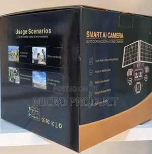 Smart Ai 4g 4 Lenses Solar Camera