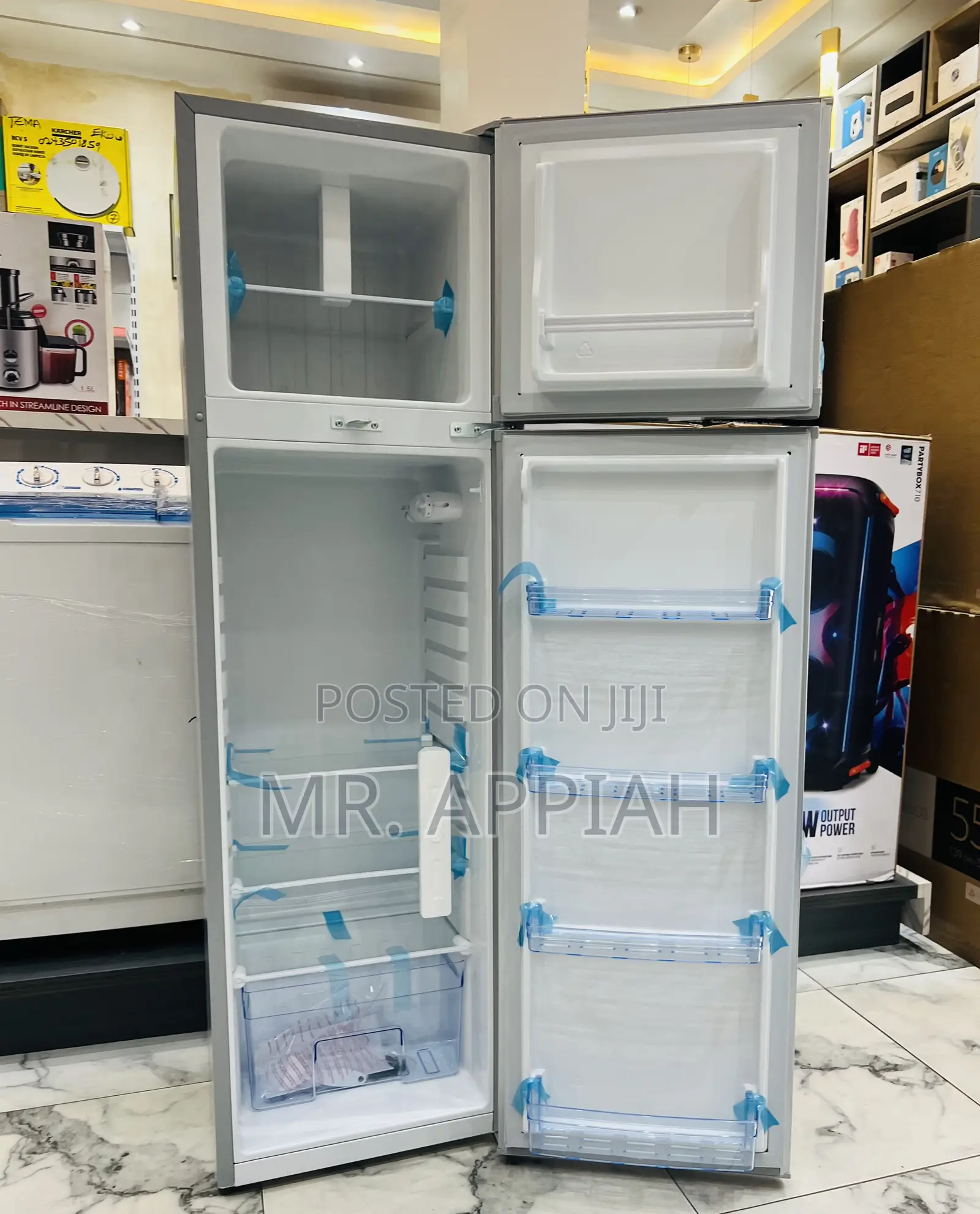 Extremely Cooling Zara 24tmf Double Door Electric Fridge(Silver)166l