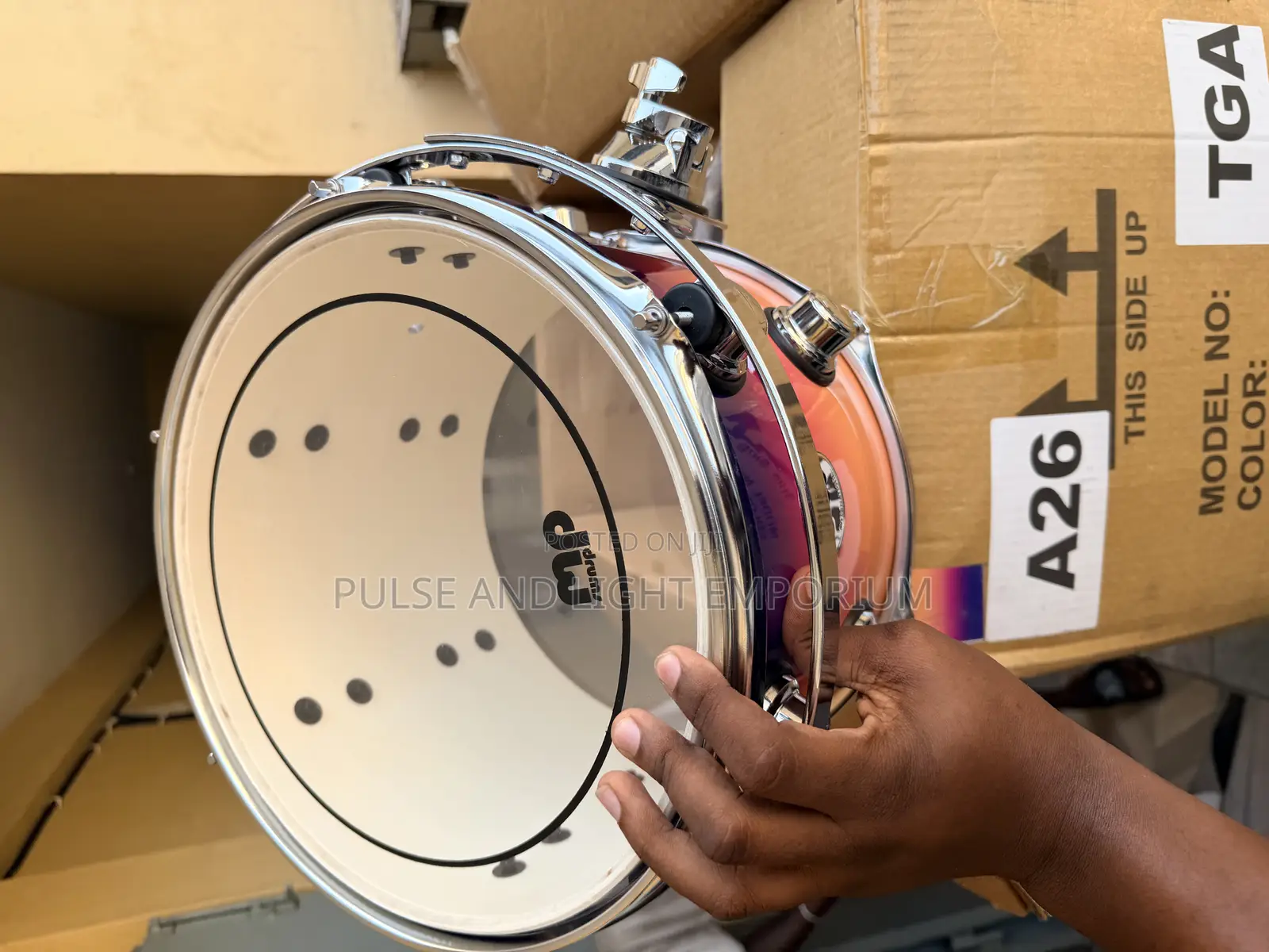 Ultraviolet Burst Dw Collector's Series Acoustic Drum Set
