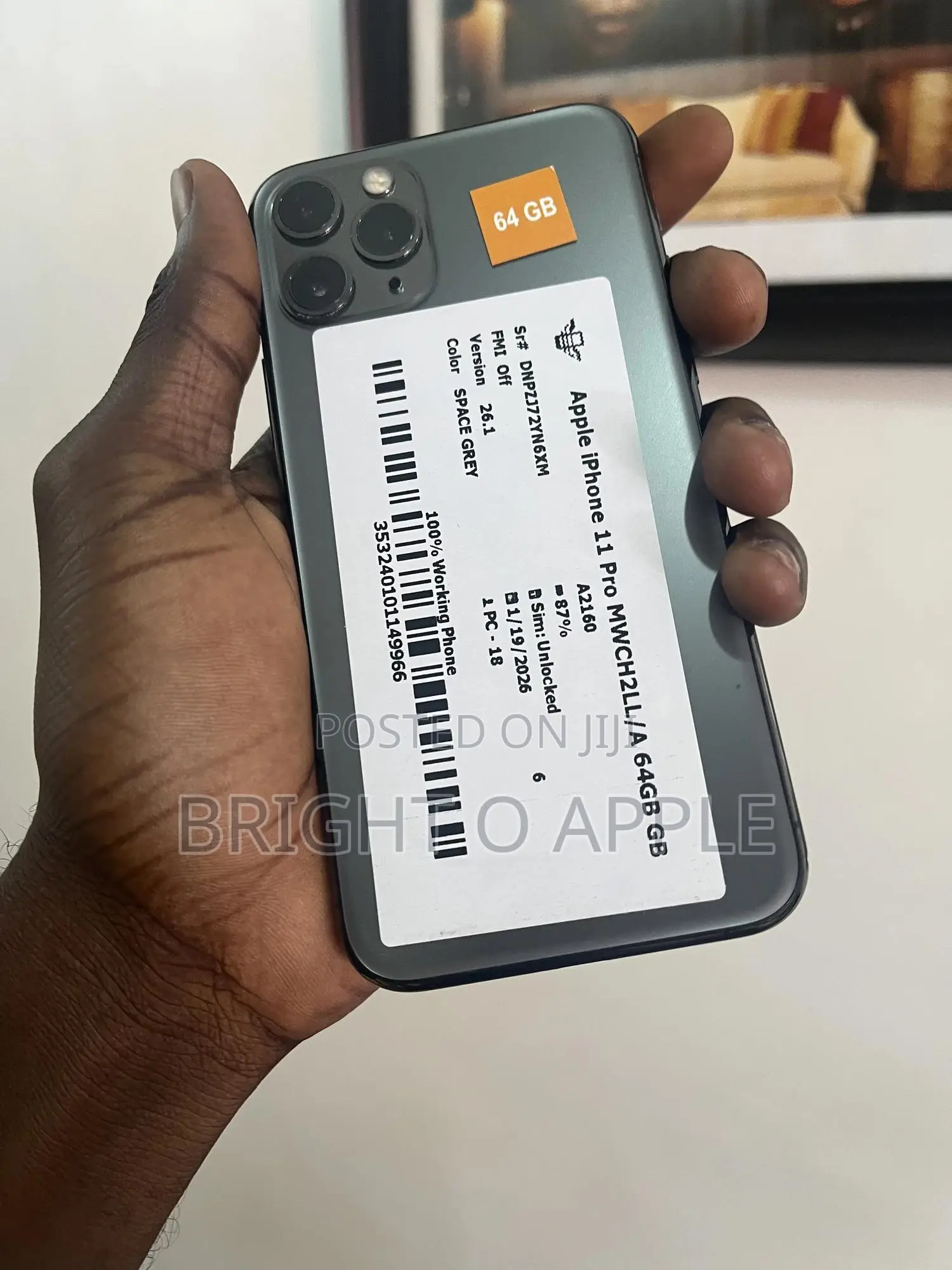 New Apple iPhone 11 Pro 64 GB Gray