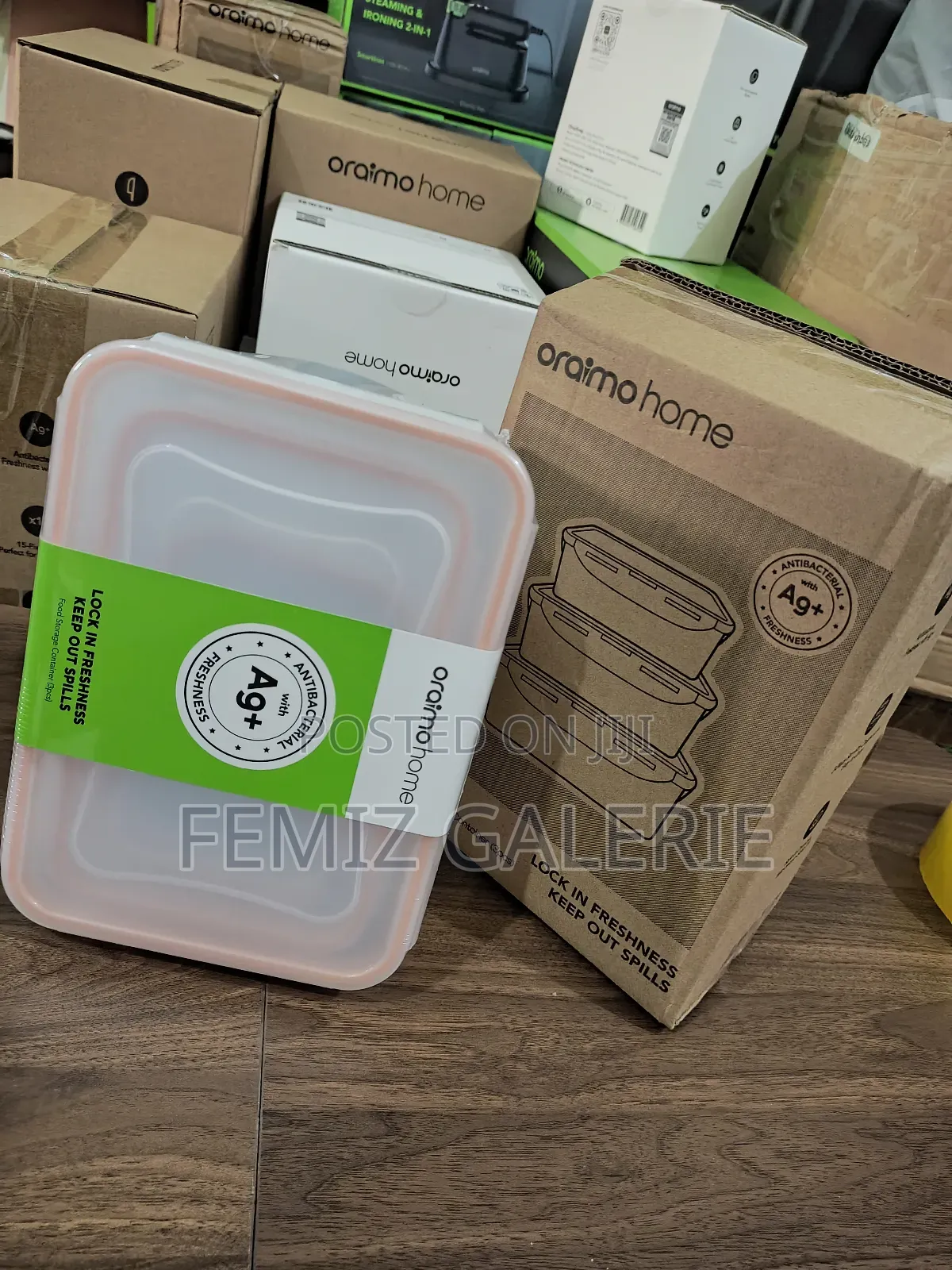 Oraimo Sealpure Silver Ion Protection Food Storage Container Set-3pcs