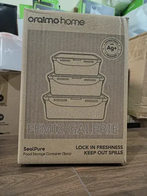 Oraimo Sealpure Silver Ion Protection Food Storage Container Set-3pcs