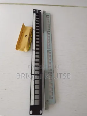 Excel Unloaded 24 Port Screened Keystone Patch Panel Frame 1u