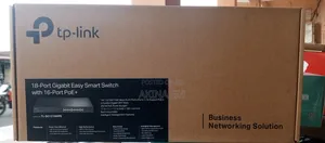 Tp-Link 16 Port Poe Gigabit Easy Smart Switch With 2 SFP Tl-Sg1218mpe