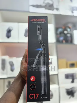 Ai Face Tracking Gimbal 360° Auto Follow Smartphone C17 Tripod