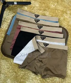 4-Pack Men's Ice Silk Boxer Shorts:Ultra-Breathable Seamless Underwear