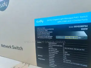 Cudy 24-Port Gigabit Light Managed Poe+ Switch With 2 SFP
