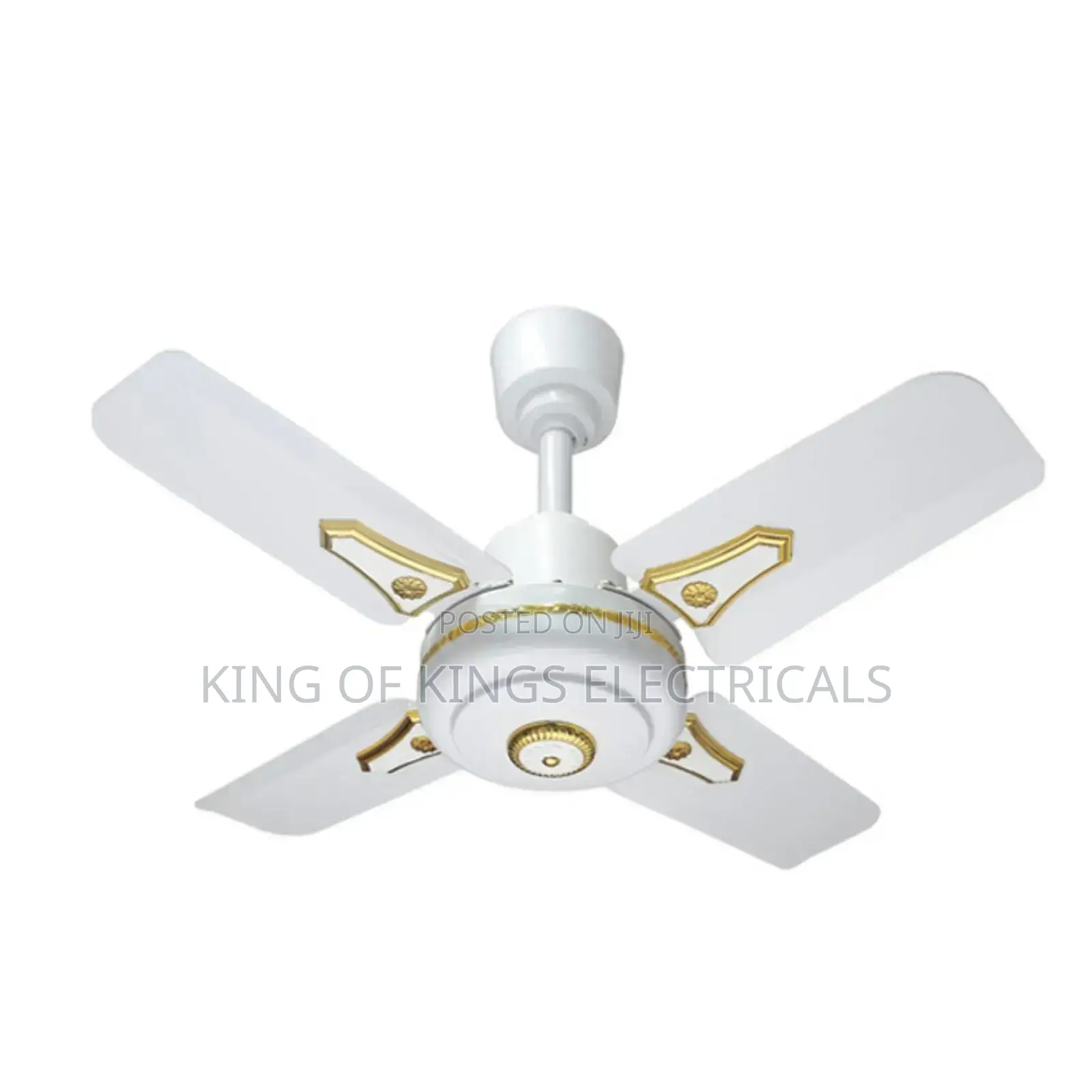 CDL Best Quality 24"(Short Blade) Ceiling Fan - White