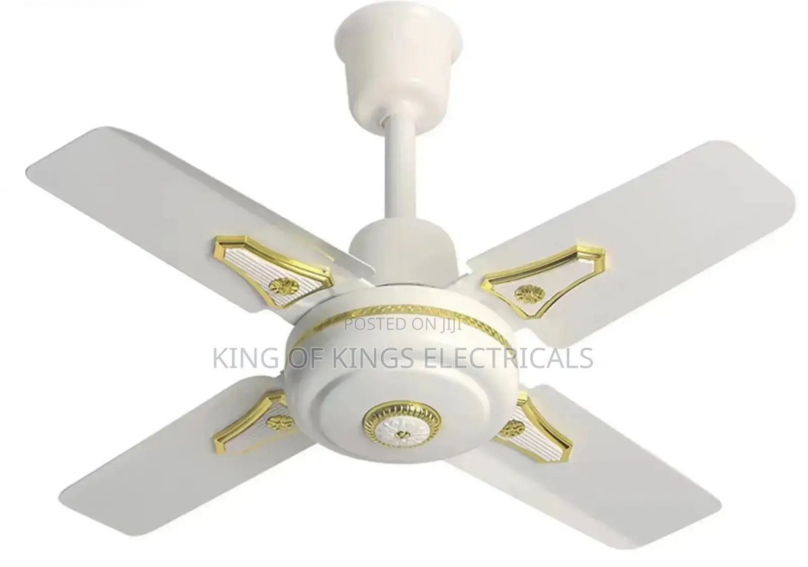 CDL Best Quality 24"(Short Blade) Ceiling Fan - White