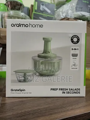 Oraimo Gratespin 2in1 Stainless Press Chopper Spinner Set