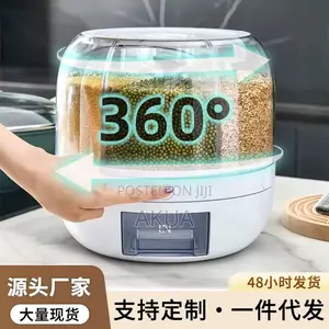 Rotating Grain Storage Can