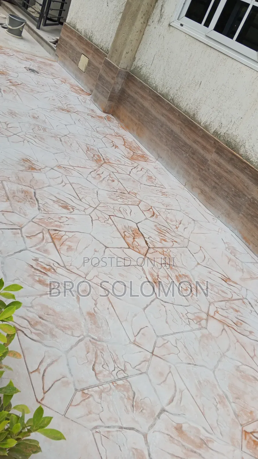 Professional Stamped Concrete Installation in Ghana | Megatek Co.