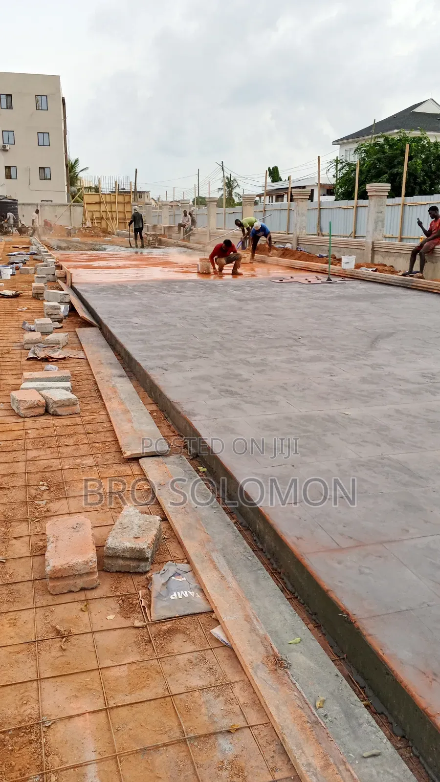 Professional Stamped Concrete Installation in Ghana | Megatek Co.