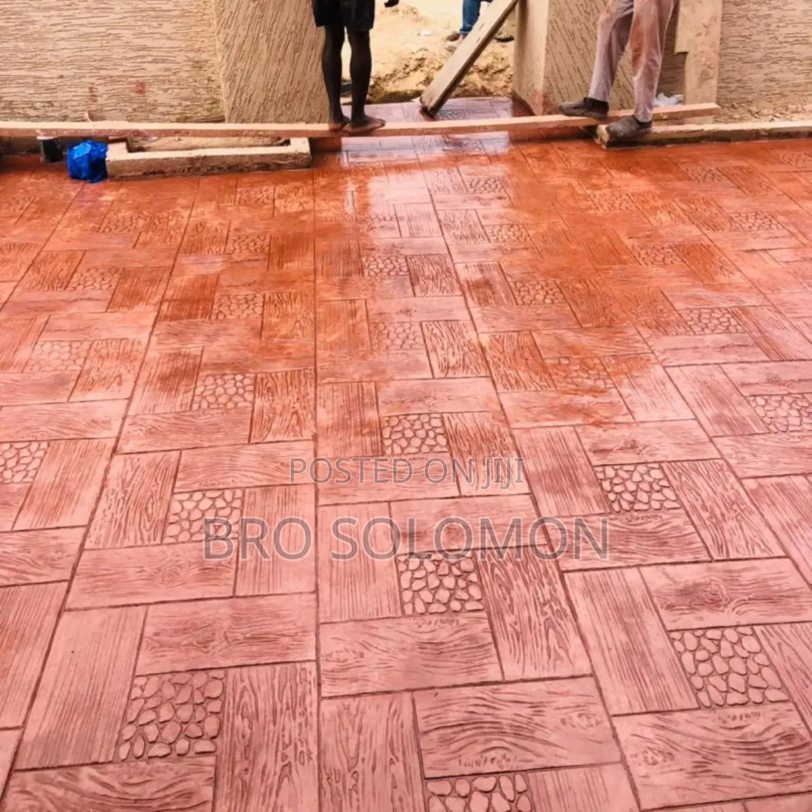 Professional Stamped Concrete Installation in Ghana | Megatek Co.
