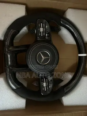Mercedes Benz 2016-19 Amg Carbon Fiber Designed Steering Wheel