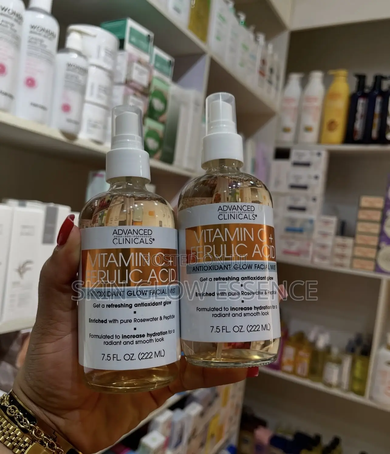 Advanced Clinicals Vitamin C + Antioxidant Glow Facial Mist
