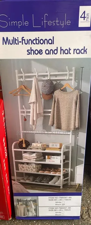 Multi Functional Shoe and Hat Rack