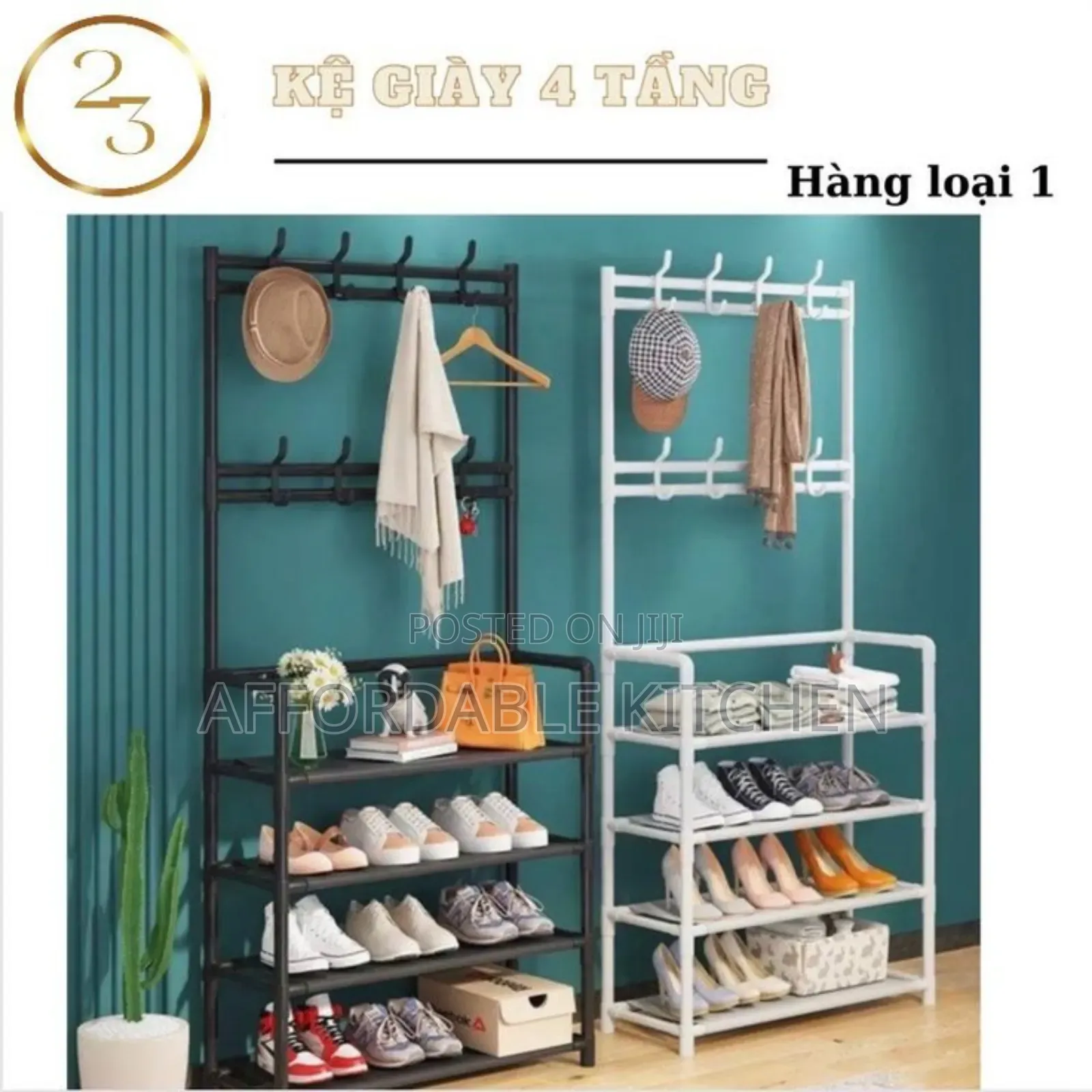 Multi Functional Shoe and Hat Rack