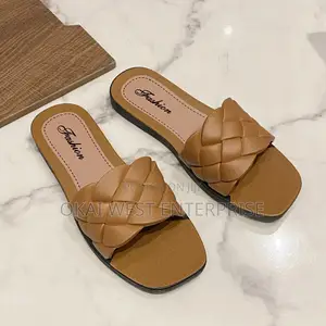 Chic Summer Cross-Band Slippers for Women ( Rubber Based)
