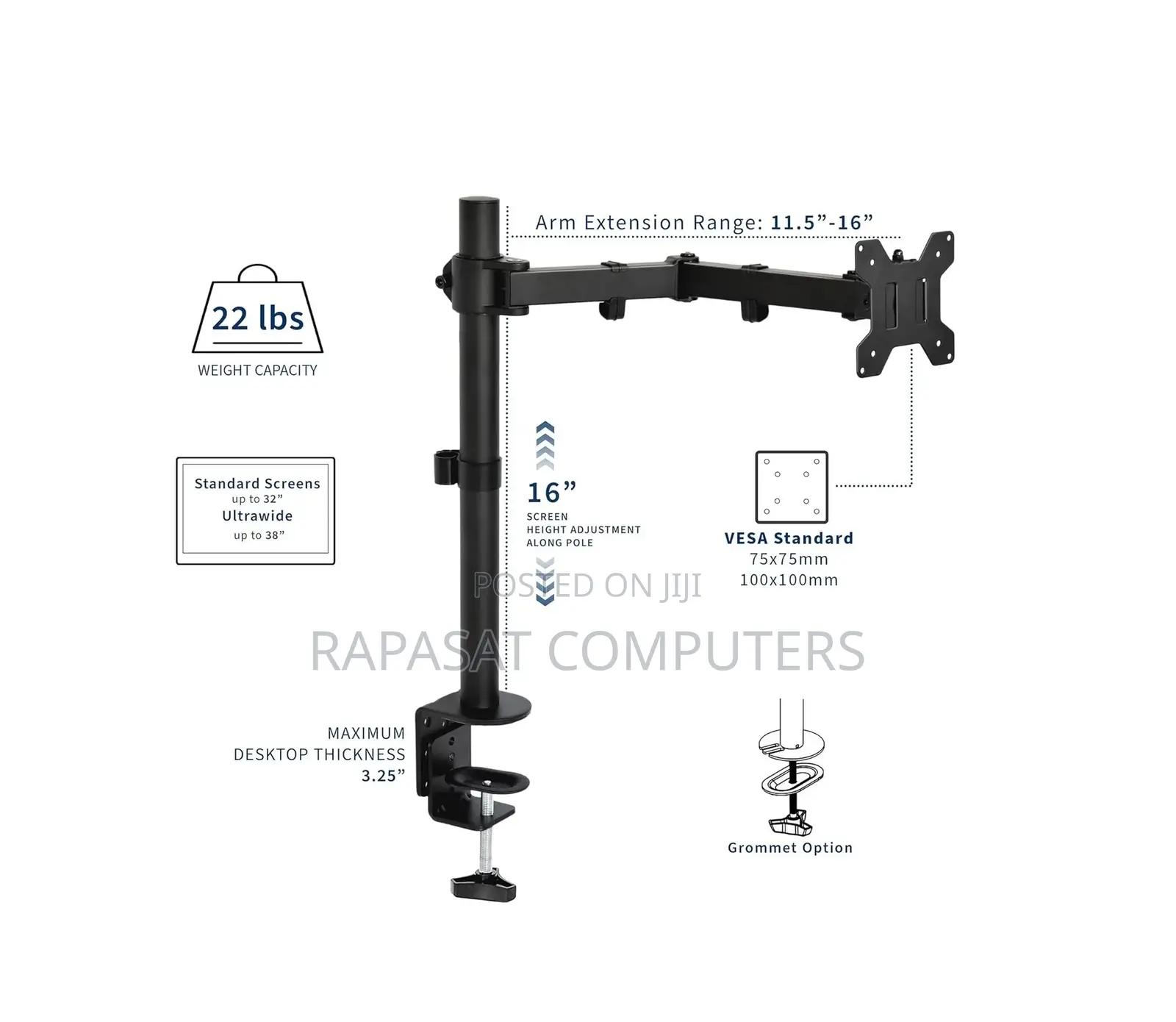 Monitor Desktop Mount Lb-mt022