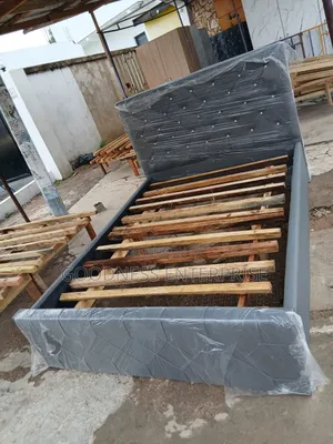 Durable Leather Bed Frame