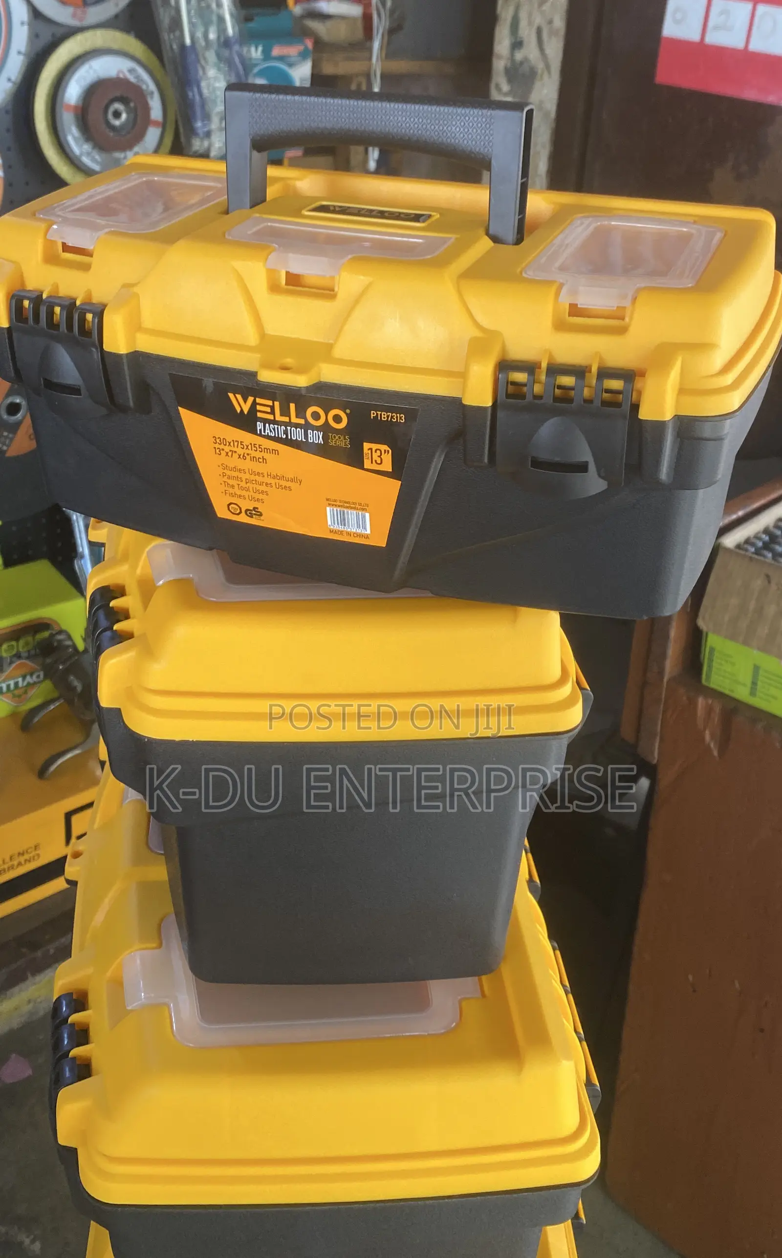 Welloo Plastic Tool Boxes Set
