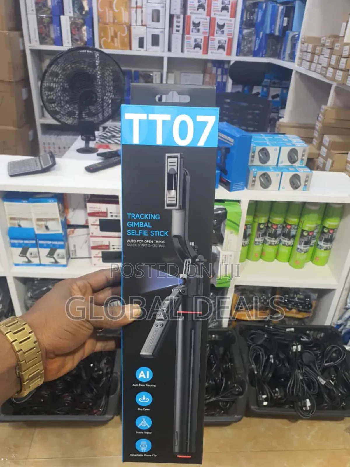 Ai Face Tracking Selfie Stick With Tripod Stand