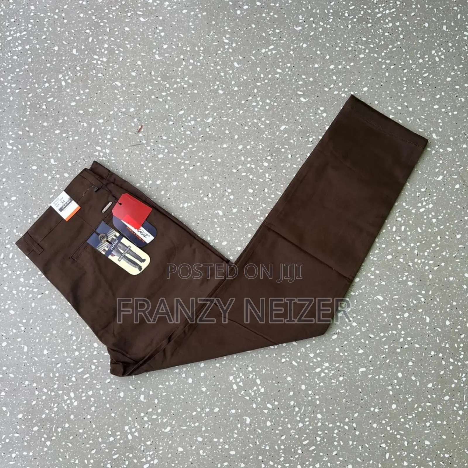 Stretchy Khaki Trousers