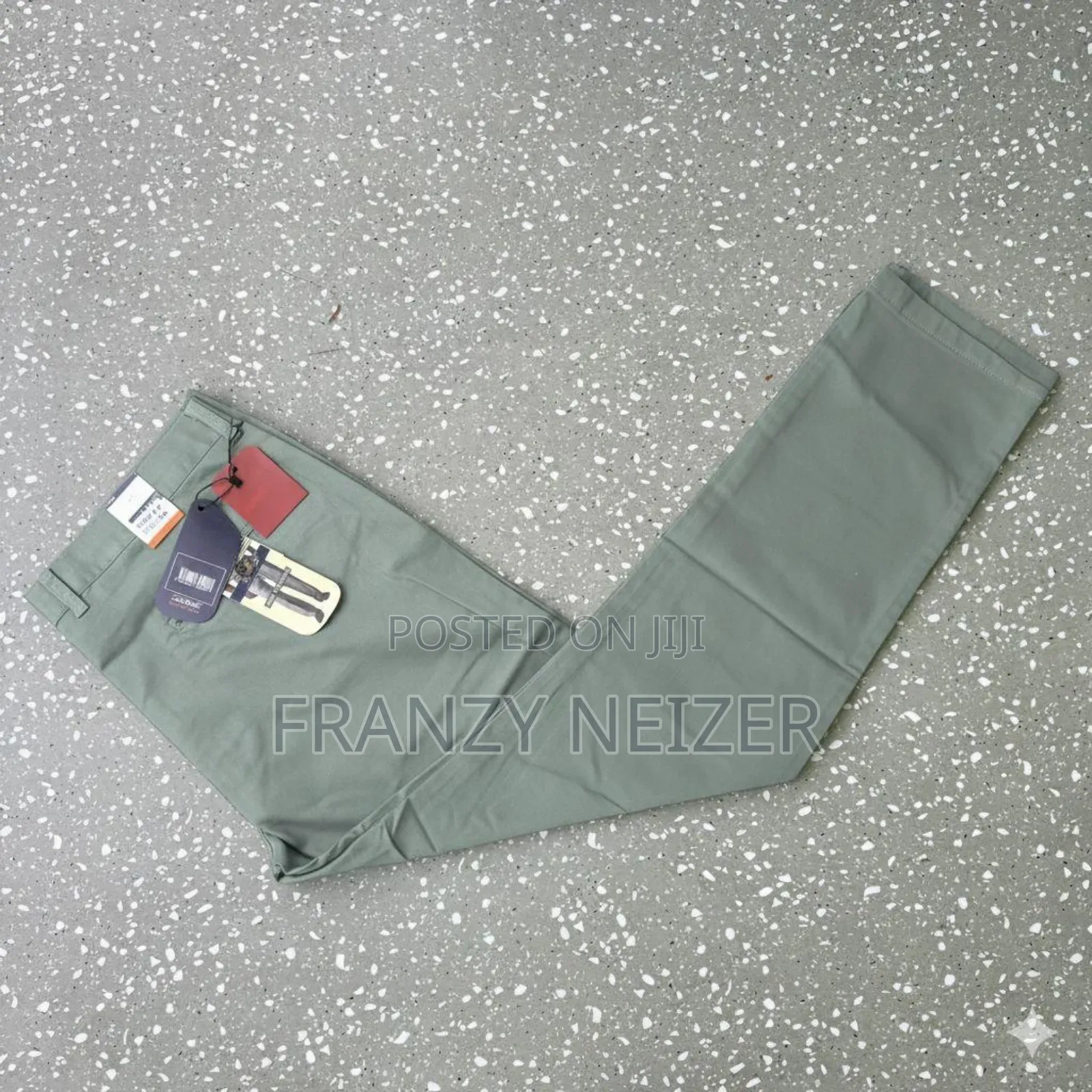 Stretchy Khaki Trousers