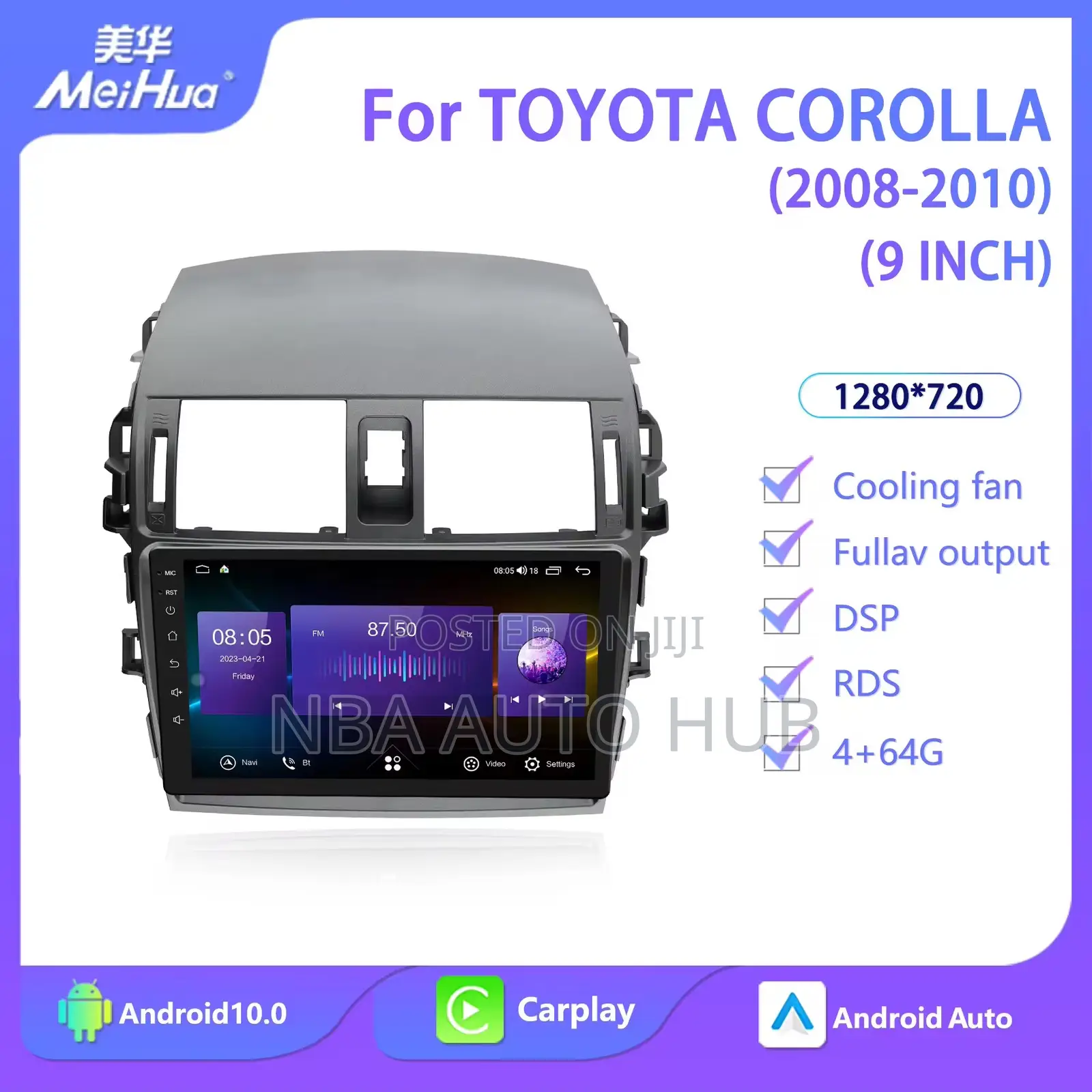 Toyota Corolla Android Multimedia Player