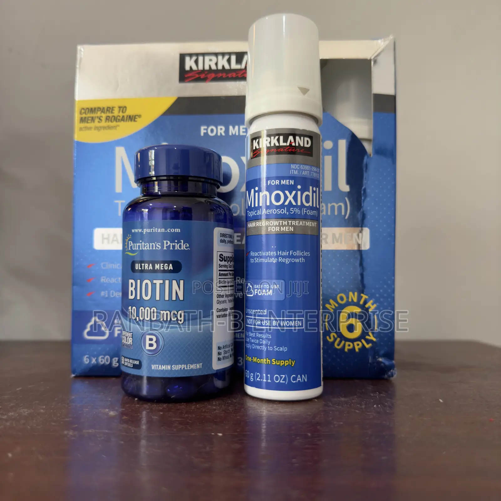 Kirkland Foam Plus Puritan Pride Biotin