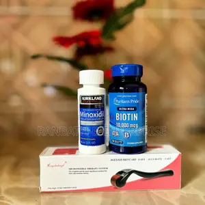 Kirkland Liquid/Puritan Pride Biotin/Derma Roller
