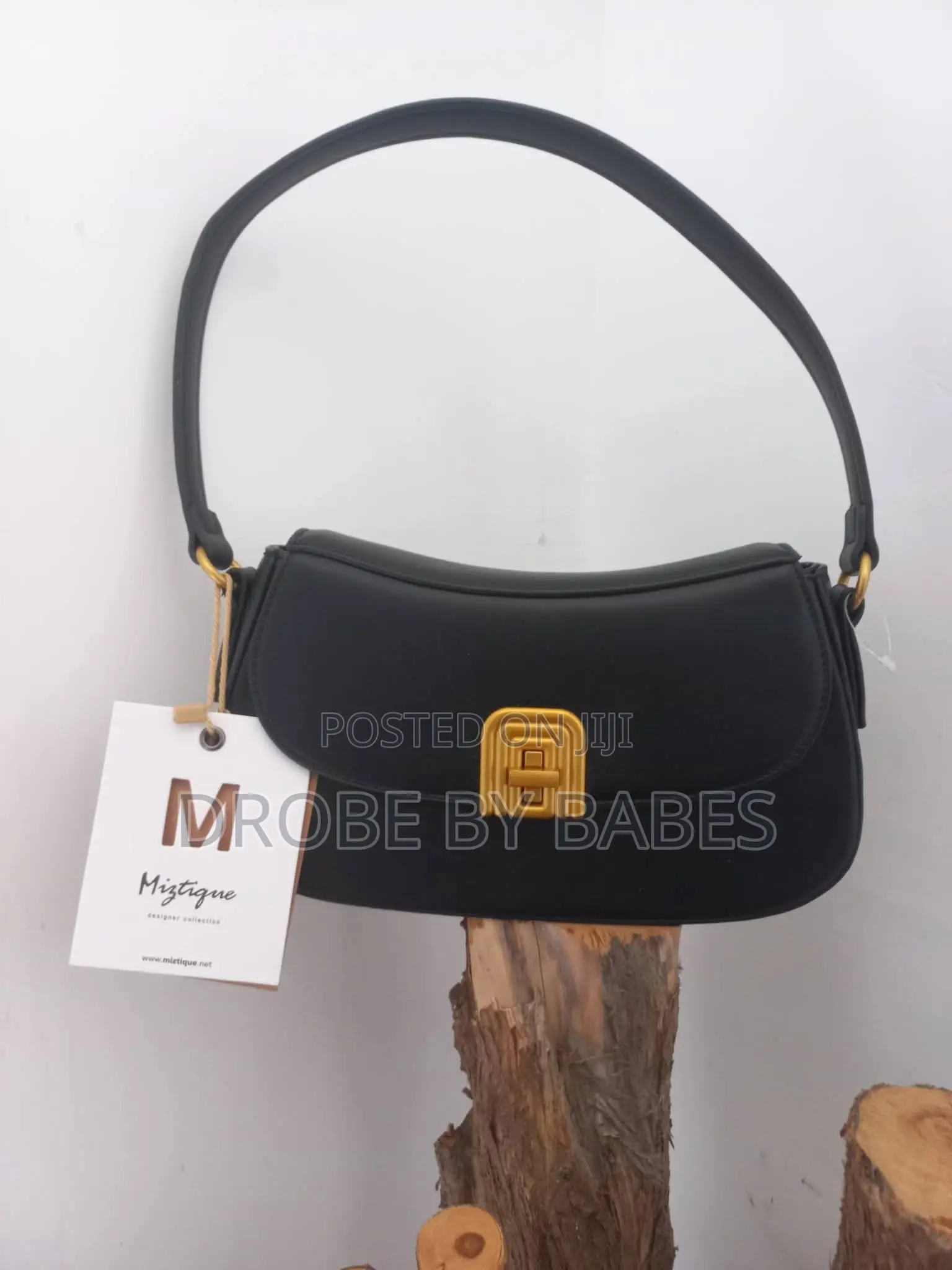 Miztique Black Shoulder Bag