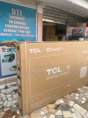 Original Tcl 85inch Qd- Mini Led Qled Google Smart 4k Tv