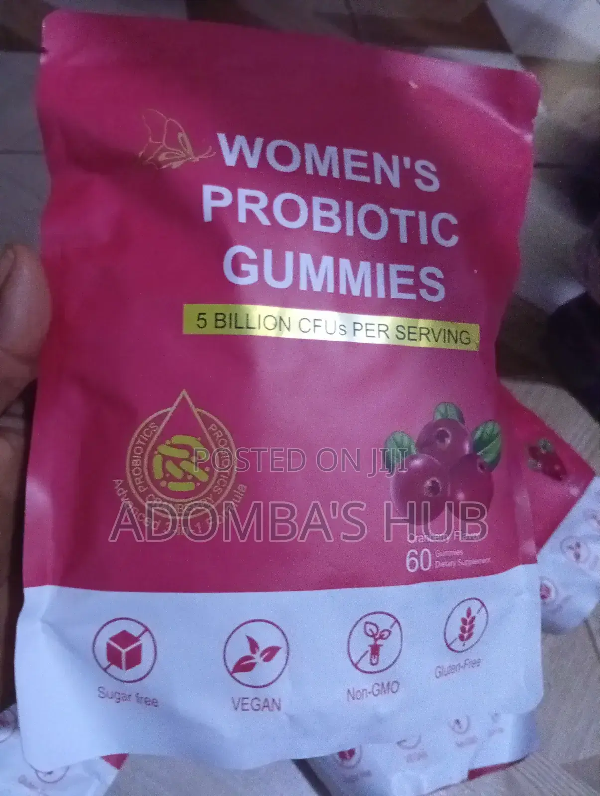 Women's Probiotic Gummies -5 Billion Cfus Per Serving