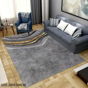 3d Luxurious Living With Crystal Velvet Carpet ( 200/300cm )