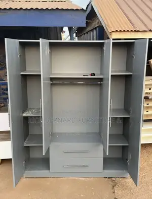 4 Doors Laminated Wardrobe