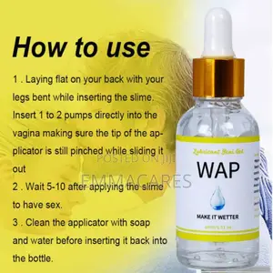 Yoni Wap Lubricant Gel. Natural Intimate Gel for Women