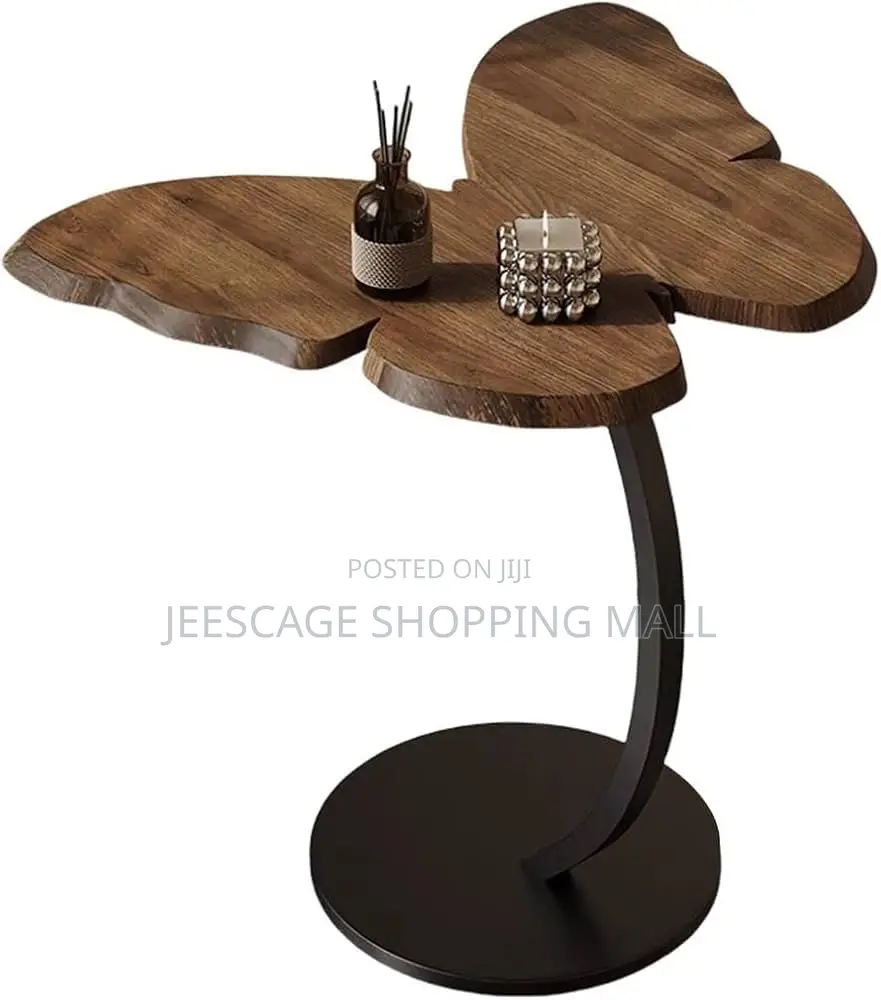 Side Table for Couch Vintage Style Butterfly Shape End