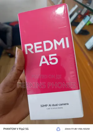 New Xiaomi Redmi A5 4G 64 GB Black
