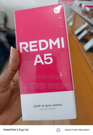 New Xiaomi Redmi A5 4G 64 GB Black