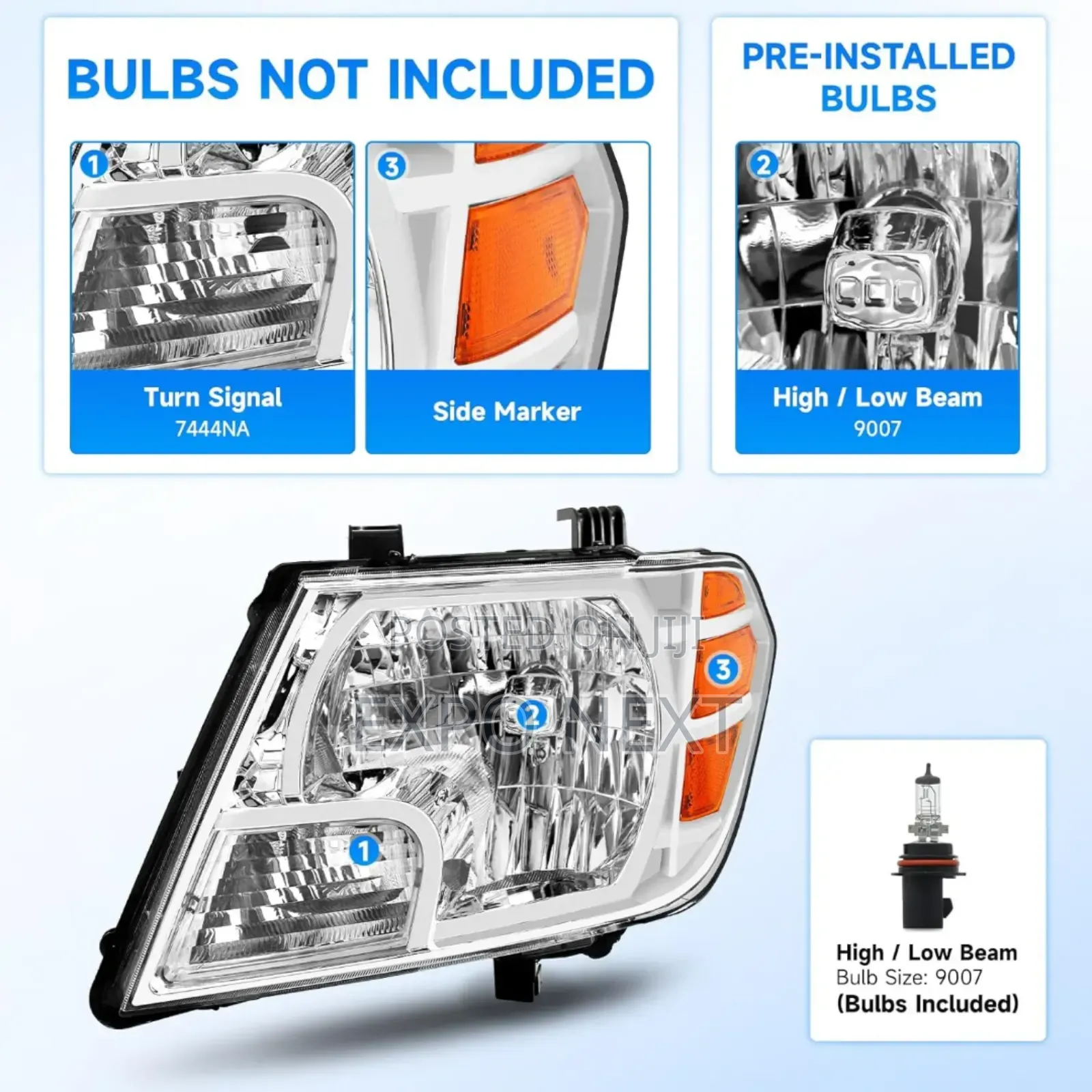 2009-2021 Nissan Frontier Headlights