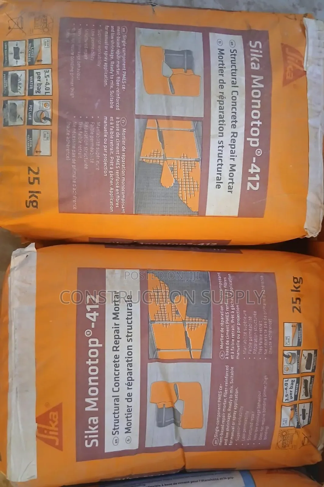 Sika Monotop 412 R4 Concrete Repair Mortar - 25kg