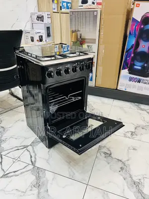 Newly in Stock Ailyons 50x50 3 Gas With 1 Electric Cooker(Black) 