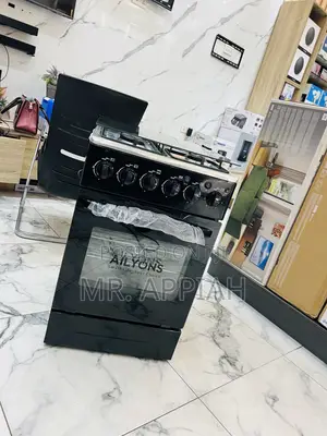 Shop Ailyons 3 Gas + 1 Electric Burner With Oven and Grill(Black).