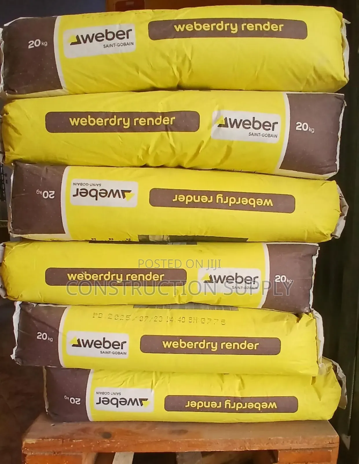 Weber Dry Render - Waterproof Plastering Mortar - 20kg