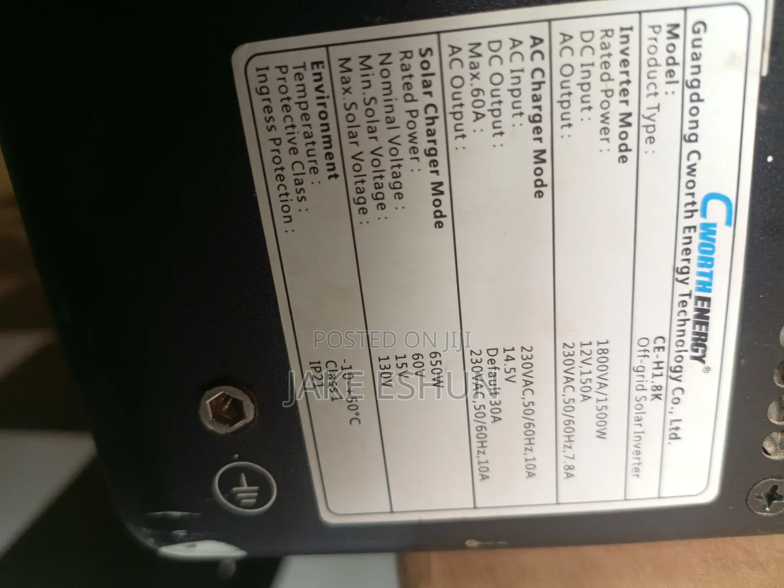 1.8kw Solar Hybrid Inverter